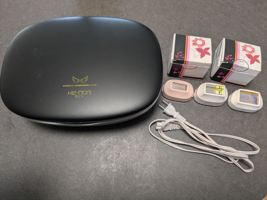 ケノン 脱毛器 本体＋カートリッジ3個　Ver.8.0 KE-NON ケノン（ke-non） エクストララージカートリッジ 単品販売 当店