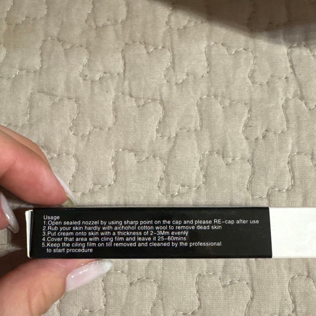 Ramboccia 99.9% タトゥー 麻酔クリーム アートメイク 5本セット