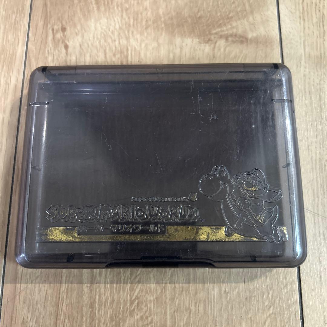 スーパーファミコン スーパーマリオワールド カセットケース クリア