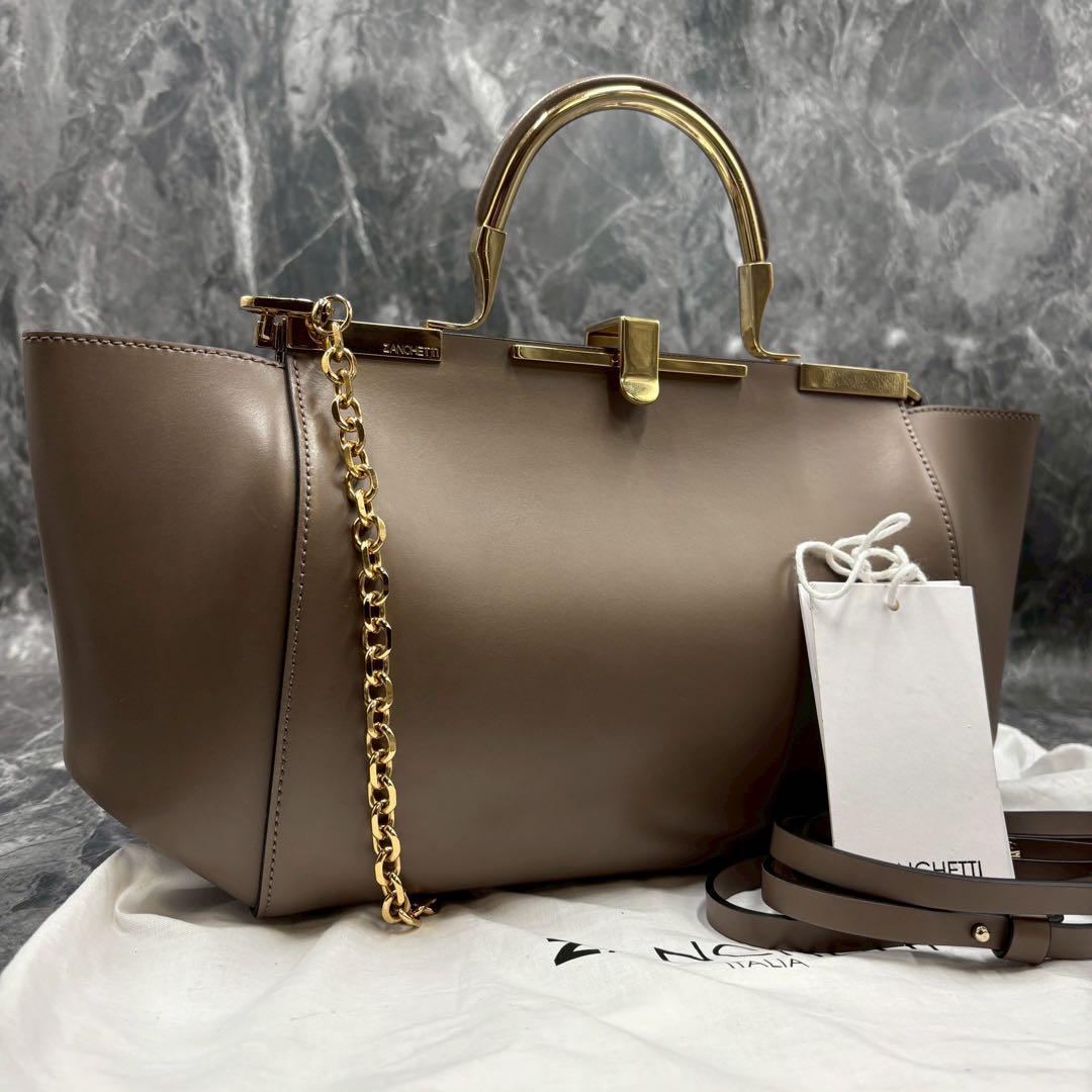 ありがとうございます ✨ザンケッティ　チェーンショルダーAMLETO 24 Zanchetti（ザンケッティ） 【LaGアウトレット】ZANCHETTI AMLETO 24