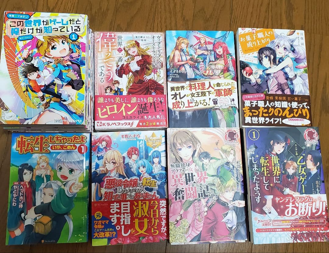 異世界系漫画BL漫画GL百合漫画少女漫画小説など112冊セットまとめ