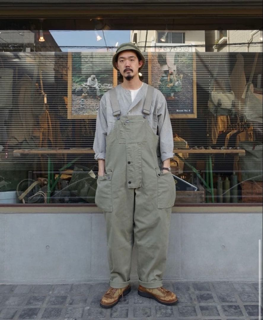 Nigel Cabourn LYBRO オーバーオール　ヘリンボーン　52 TIME SALE] Nigel Cabourn ナイジェルケーボン LYBRO ライブロ