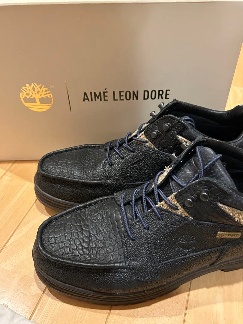 靴 AimeLeonDoreTimberlandHeritageMocToe27.5 アトリエ Atelier 【3E】軽量デザインスニーカー （ブラック） -Mode