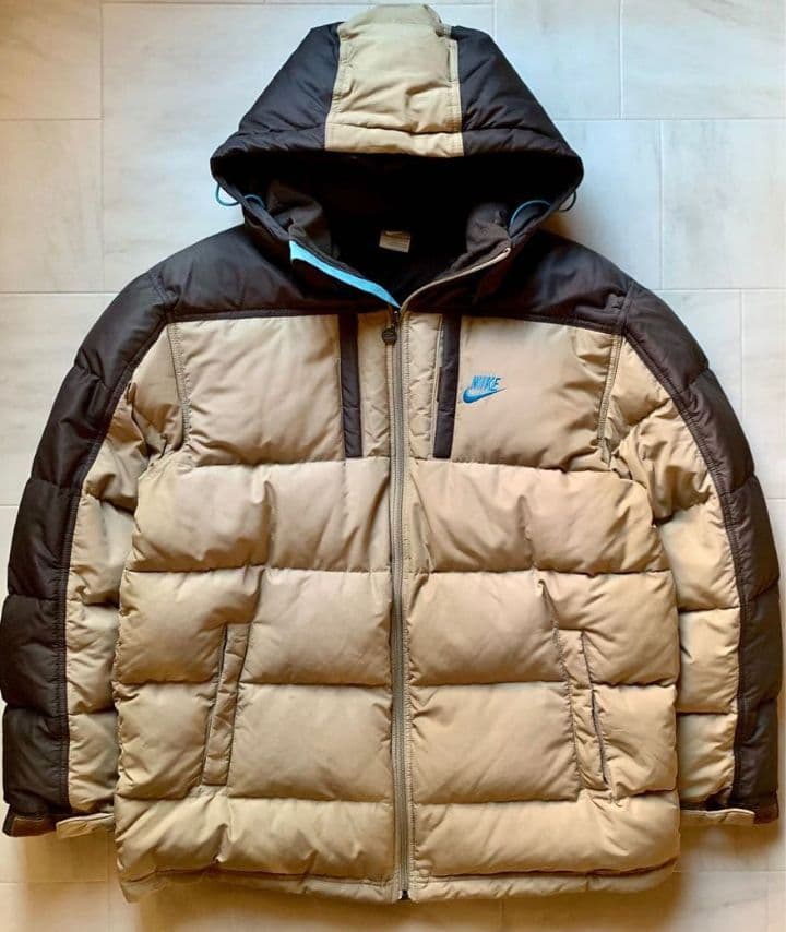 【2008年製】 ナイキ ダウンジャケット XXLサイズ 2000年代レアカラー 古着 00年代 ナイキ NIKE ダウンジャケット メンズM相当 /eaa509658