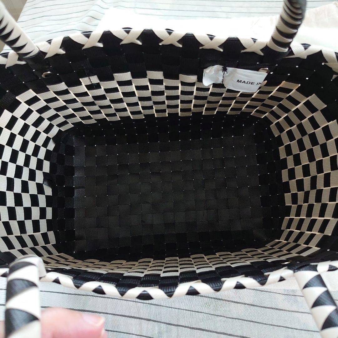 MARNI チェック柄 かごバッグ 中型 - メルカリ