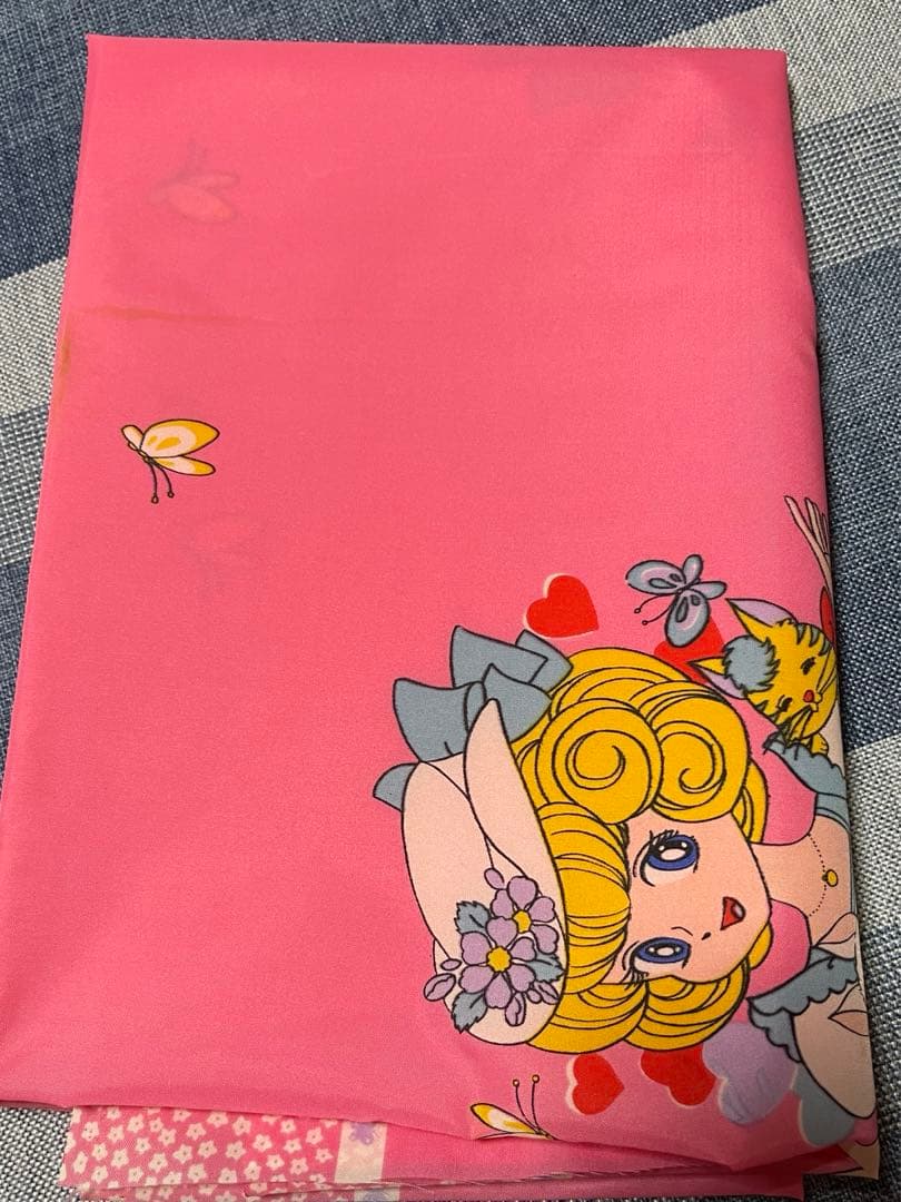 未使用　ハニーハニーのすてきな冒険　当時物　ナイロンシート　テーブルクロス