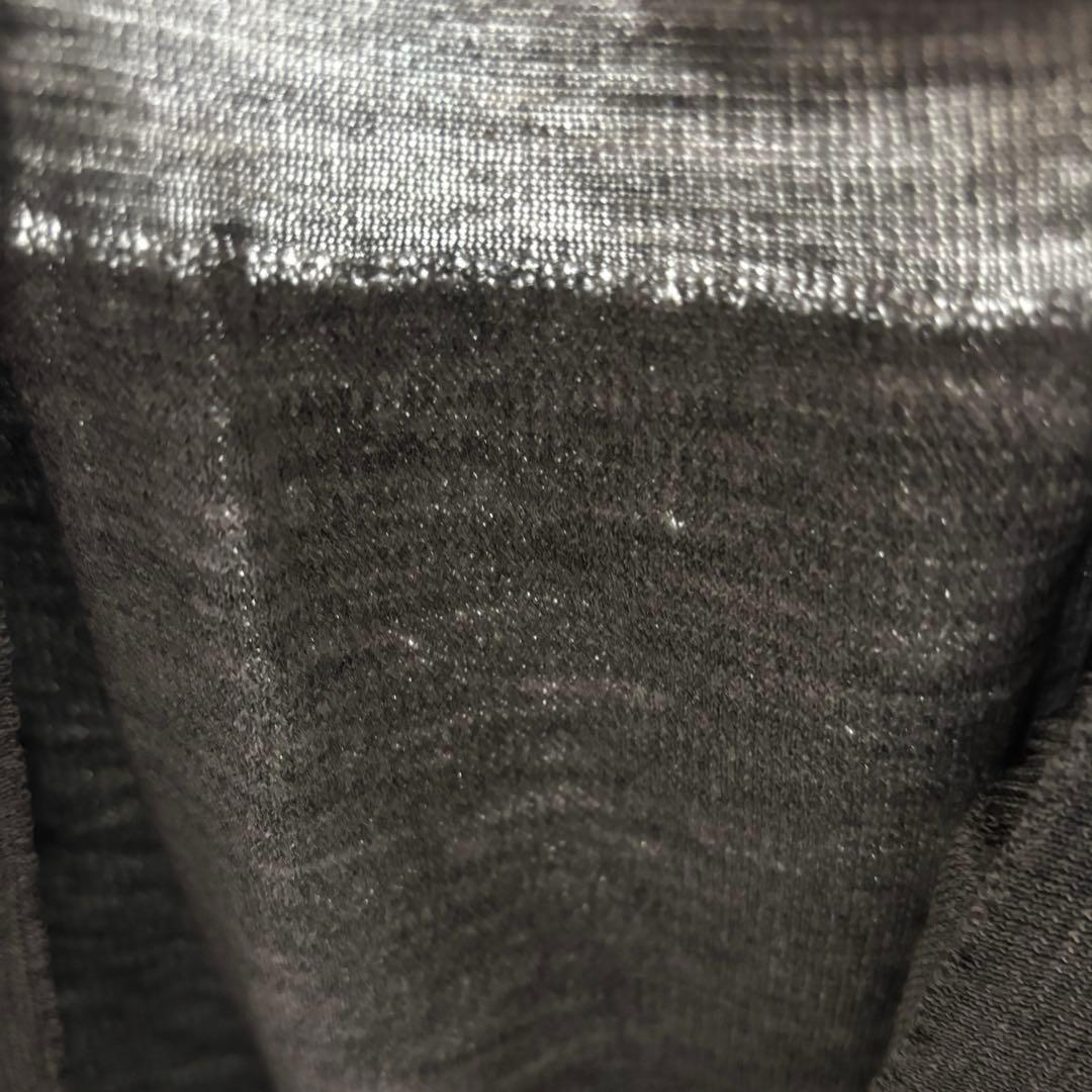 JOHN SMEDLEY イングランド製 グレー 前Vガゼットスウェットイギリス