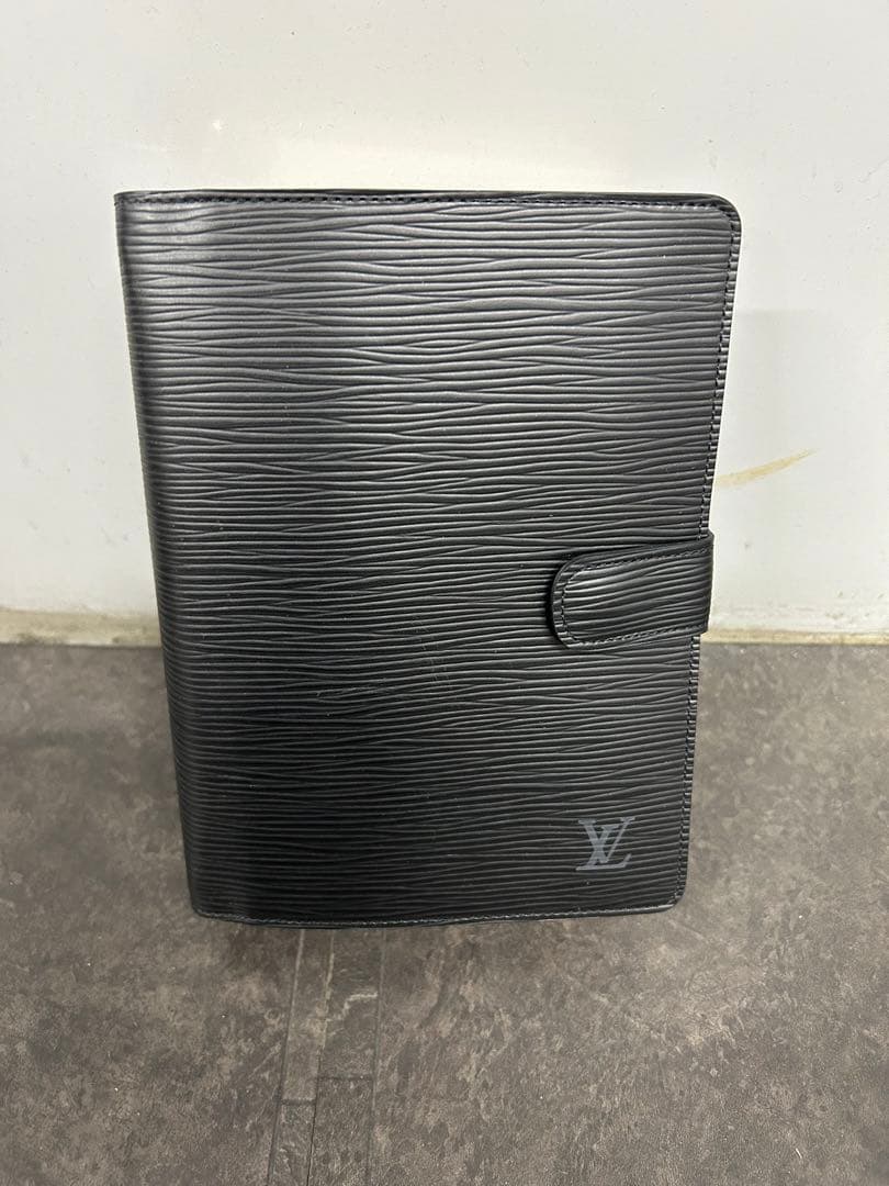 Louis Vuitton エピレザー ブラック システム手帳 - メルカリ