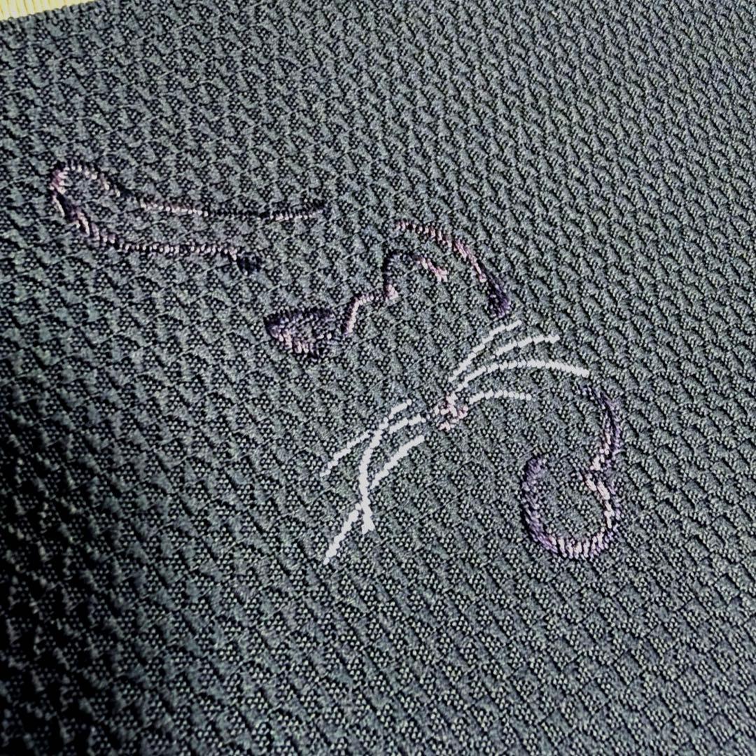 正絹　博多織　名古屋帯《ねこ》