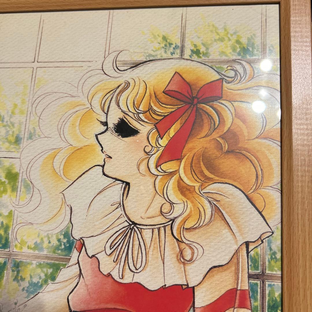 いがらしゆみこ　 サイン入りイラスト 1990年作品　サイズ29✖️39cm