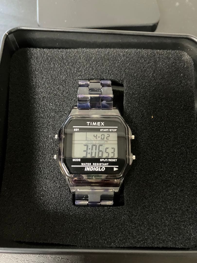 Needles✖️TIMEX INDIGLO デジタル腕時計 黒