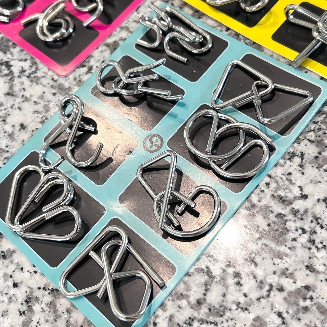 知恵の輪 16点セット 難易度別 知育玩具 脳トレ 指先の運動 集中力