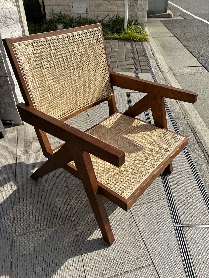 引取限定※ピエールジャンヌレ ラタンチェア （新品未使用）リ