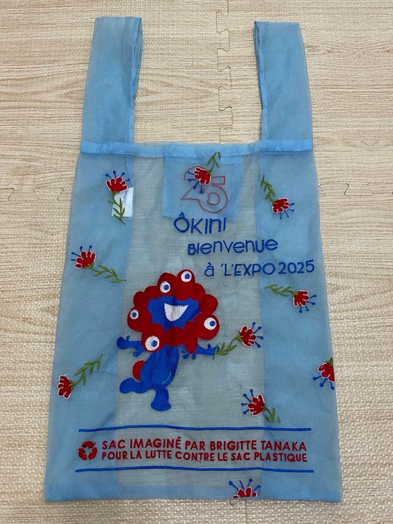 ブリジットタナカ ミャクミャク ベイクルーズ フラワー エコバッグ