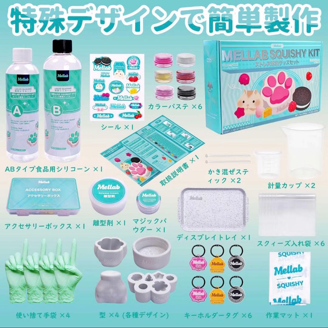 新品 MELLAB SQUISHY KIT ストレス解消グッズ スクイーズ - メルカリ