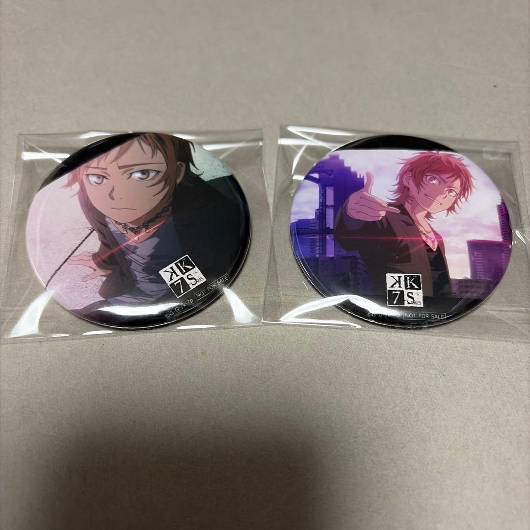 アニメガ　特典　缶バッジ　八田美咲　2点セット　K SEVEN STORIES Amazon | K SEVEN STORIES 伏見猿比古 & 八田美咲 缶バッジセット