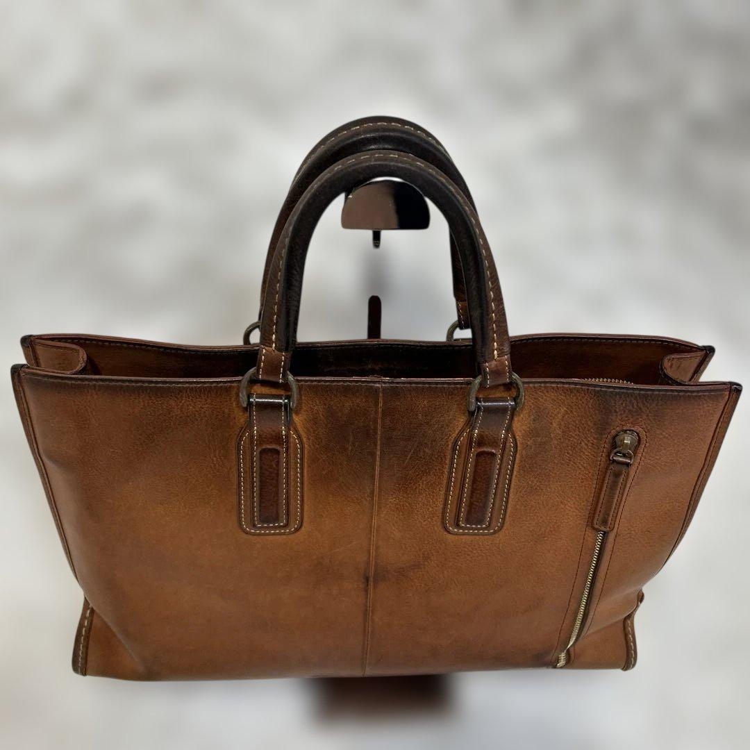 レア！ 土屋鞄製造所 ウルバーノ シティートート ビジネスバッグ ブラウン