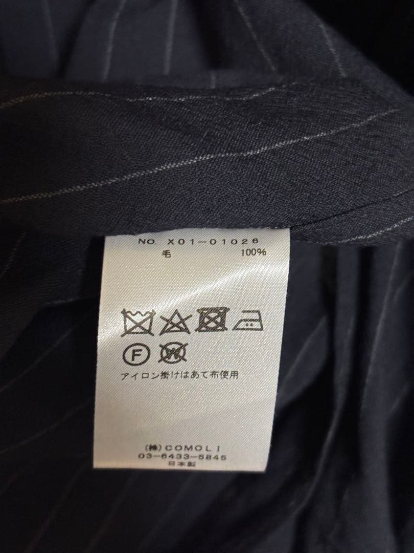 COMOLI コモリ 23SS ストライプ セットアップ サイズ3 - メルカリ