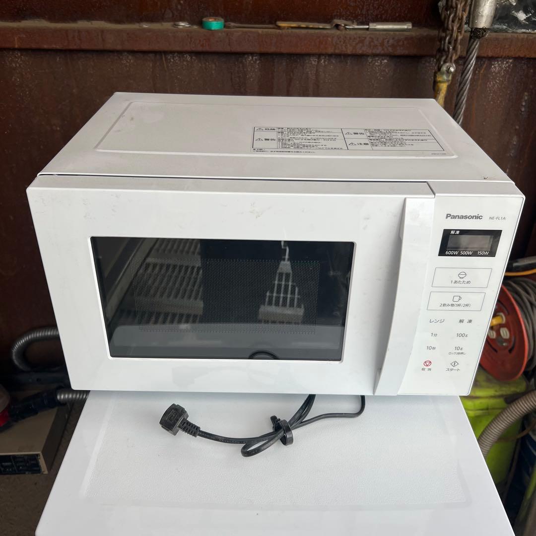 Panasonic NE-FL1A-W 単機能電子レンジ ジャンク - メルカリ