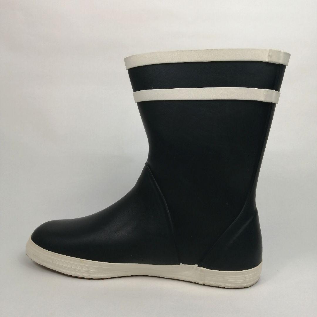 セリーヌ レインブーツ シューズ エディ期 ラバー ブラック ロゴ 長靴