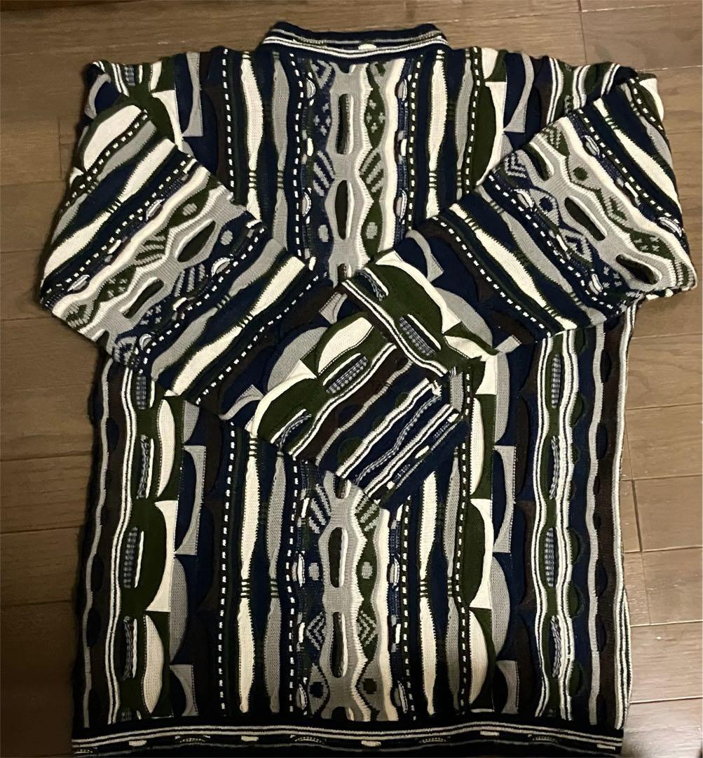 希少 COOGI クージー 3Dニット 高配色 マルチカラー ヴィンテージ90s