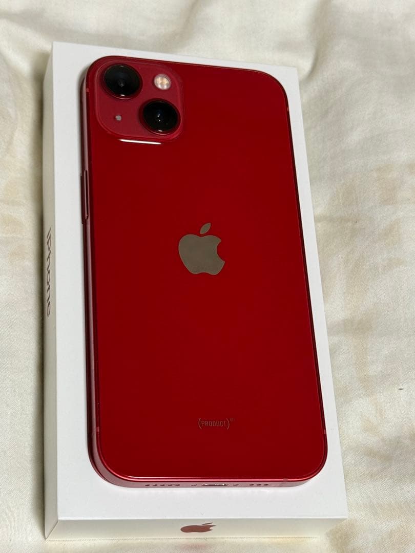 iPhone 13 256GB Red バッテリー90% SIMフリー - メルカリ