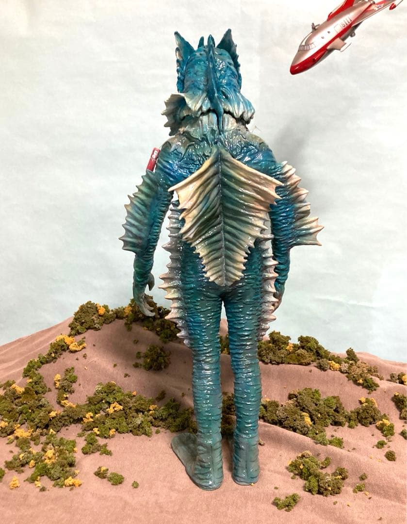 ビリケン商會 海底原人ラゴン 組み立て完成品 塗装済 カスタム品 レア