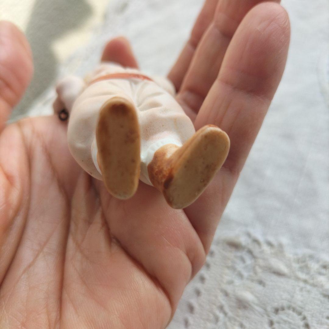 ドイツ ビンテージ ビスクドール 男の子 身長8.8cm HERTWIG？ - メルカリ