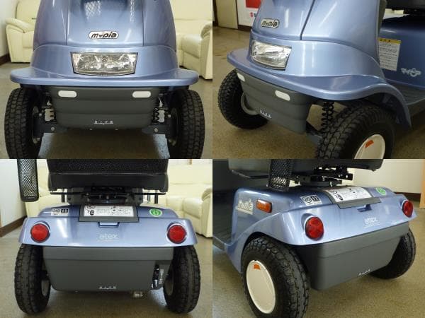 ほぼ全国送込 極上美車マイピアBT40 後ろカゴ杖入付 電動四輪