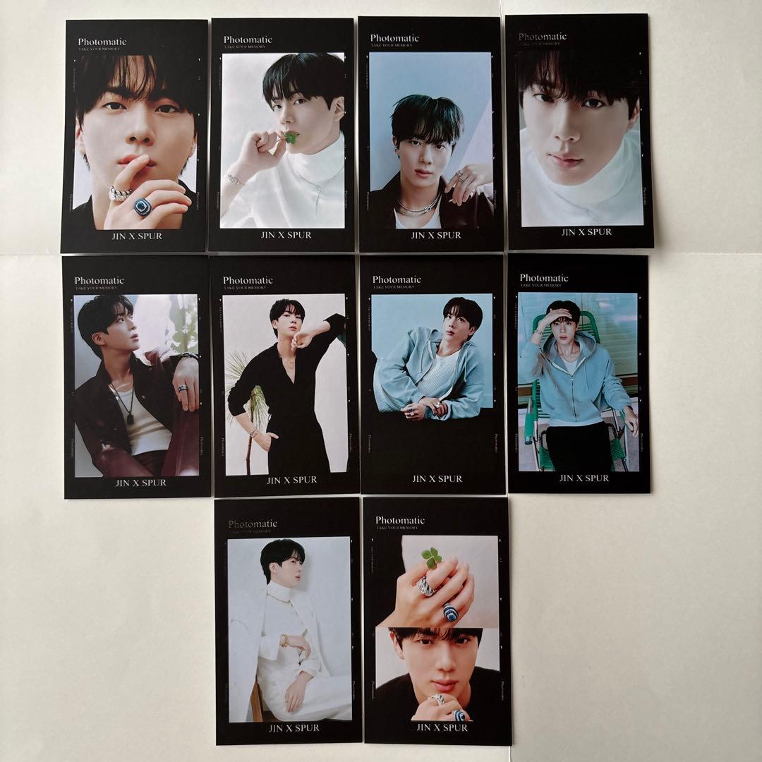 専用 BTS Jin ジン Photomatic フォトカードセット SUPR - メルカリ