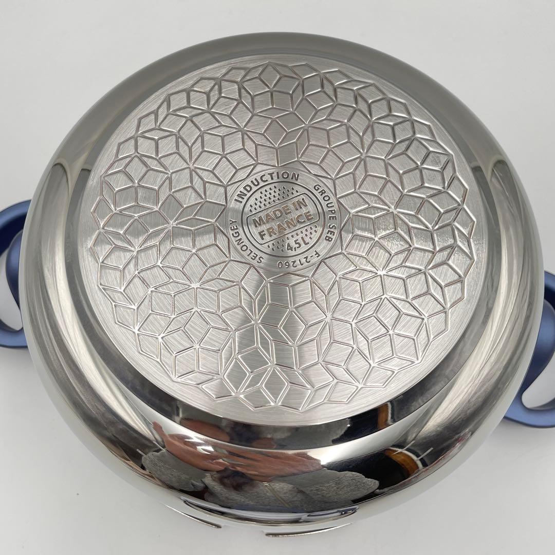 ティファール 圧力鍋 クリプソ ミニット　イージー　4.5L サックスブルー