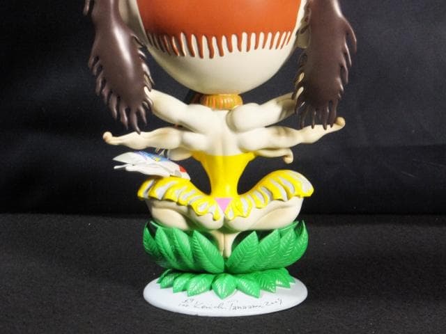 現代美術 田名網敬一 直筆サイン『KANNON観音菩薩像』立体ペイント