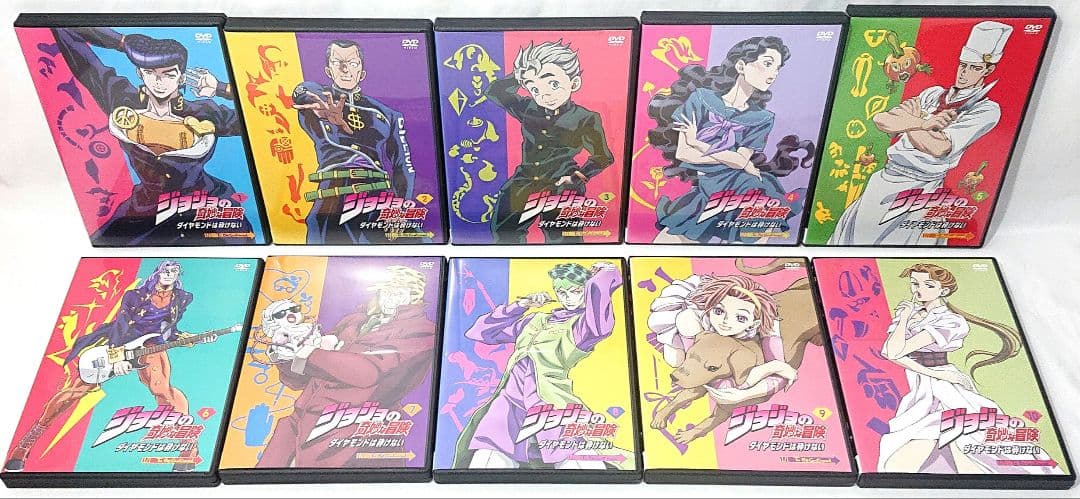 ジョジョの奇妙な冒険/ダイヤモンドは砕けない 【4部】DVD 全20巻 セット