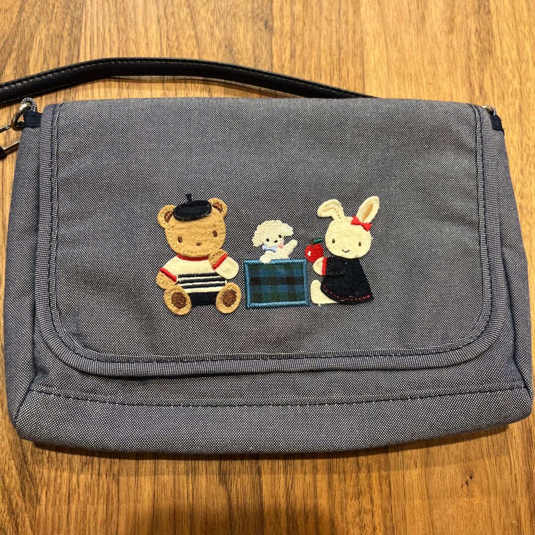 ファミリア ウォレットショルダー デニム - メルカリ