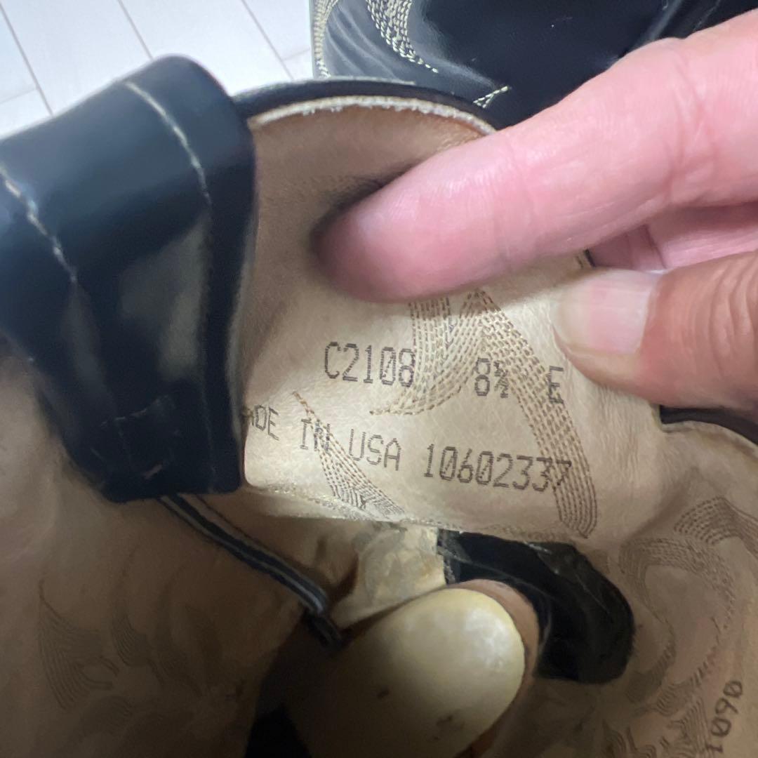 トニーラマ ウエスタンブーツ リザードトゥ刺繍入り26.5センチ - メルカリ