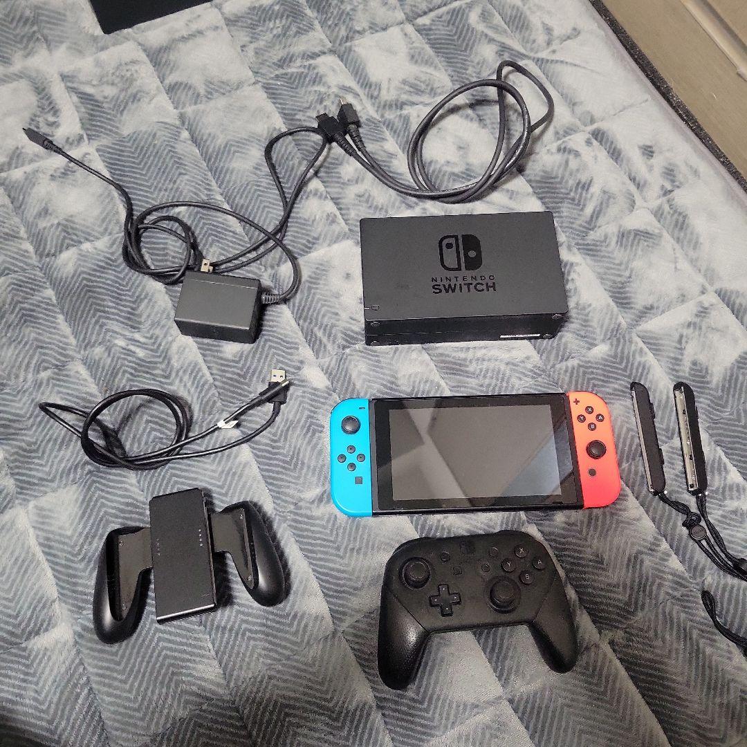 Nintendo Switch　本体　コントローラー付 Switch】 Joy-Con(L) ブルー/(R) ネオンイエロー | ノジマオンライン