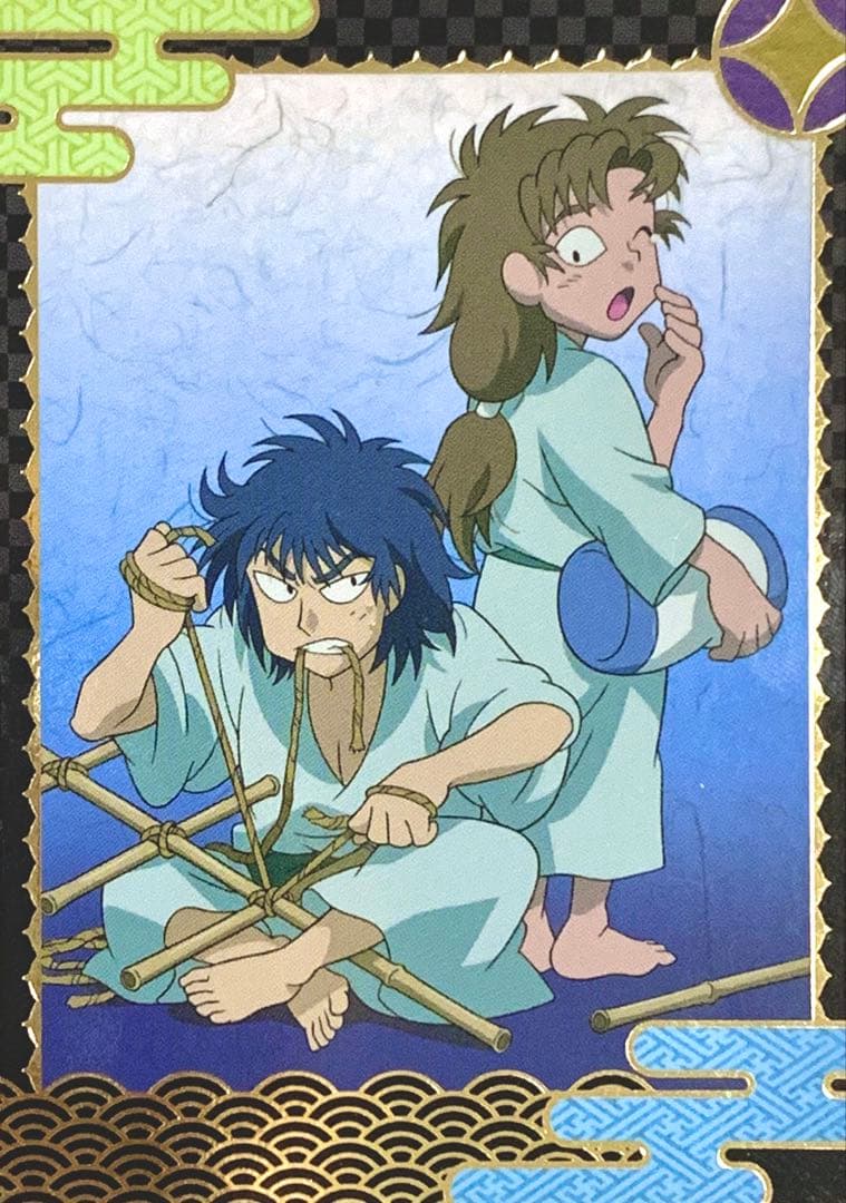 忍たま乱太郎 六年は組 食満留三郎 善法寺伊作 トレーディングカード 特別絵巻 忍たま乱太郎 食満留三郎 善法寺伊作 同室 トレーディングカード