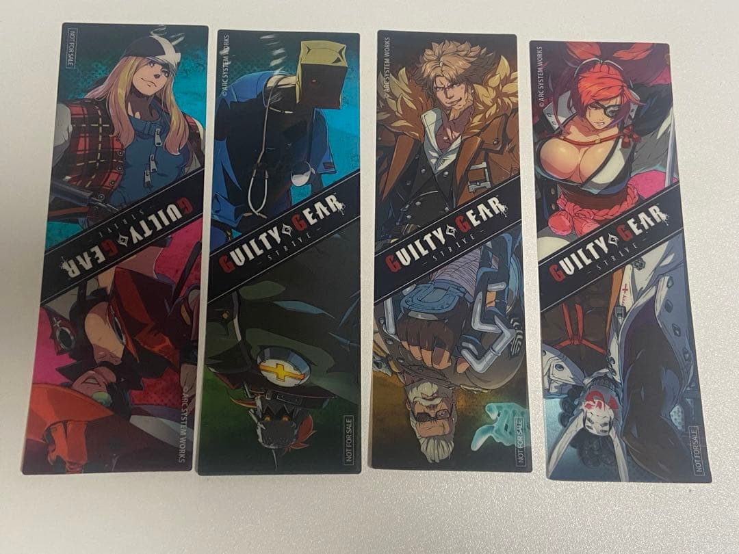 GUILTY GEAR STRIVE 非売品クリアカード 4枚セット - メルカリ
