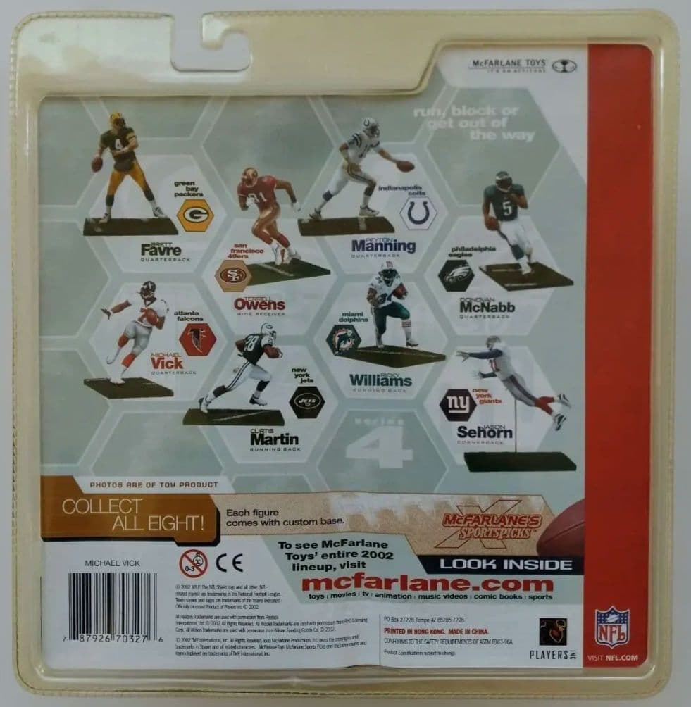 バリアント/未開封品)マクファーレンNFL マイケル・ヴィック