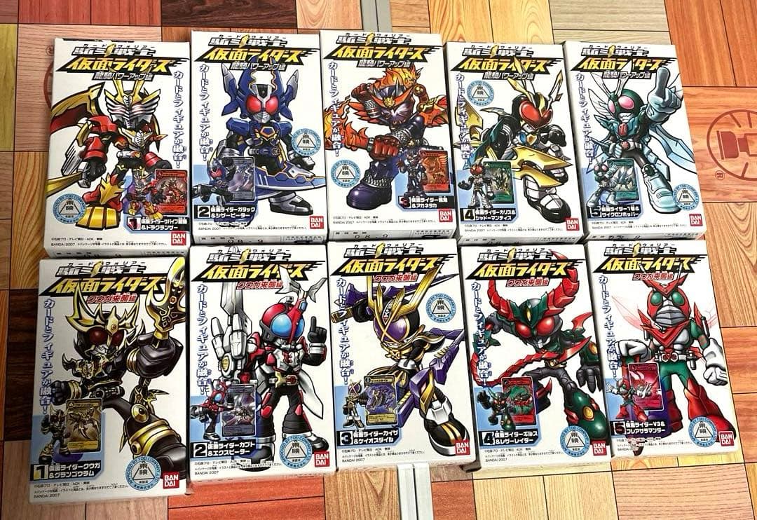 駈斗戦士 仮面ライダーズ 龍騎パワーアップ編 クウガ来襲編 10点セット