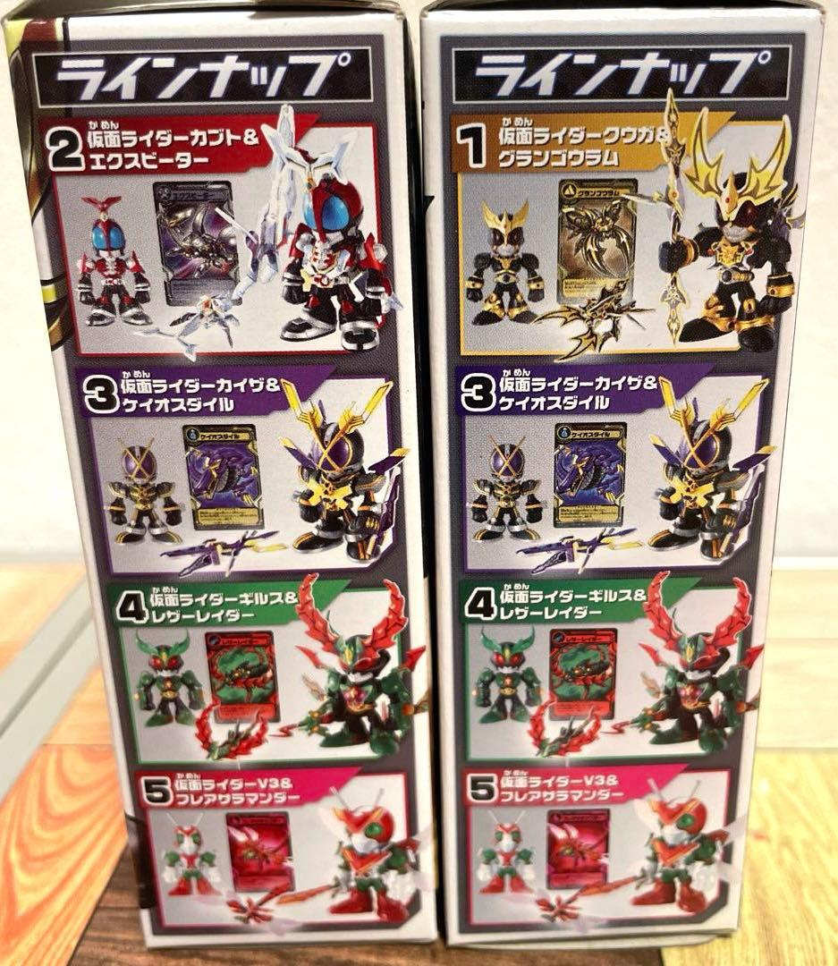 駈斗戦士 仮面ライダーズ 龍騎パワーアップ編 クウガ来襲編 10点セット