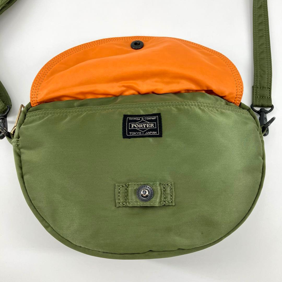 希少✨廃版】ポーター タンカー ショルダーバッグ ハーフムーン セージ