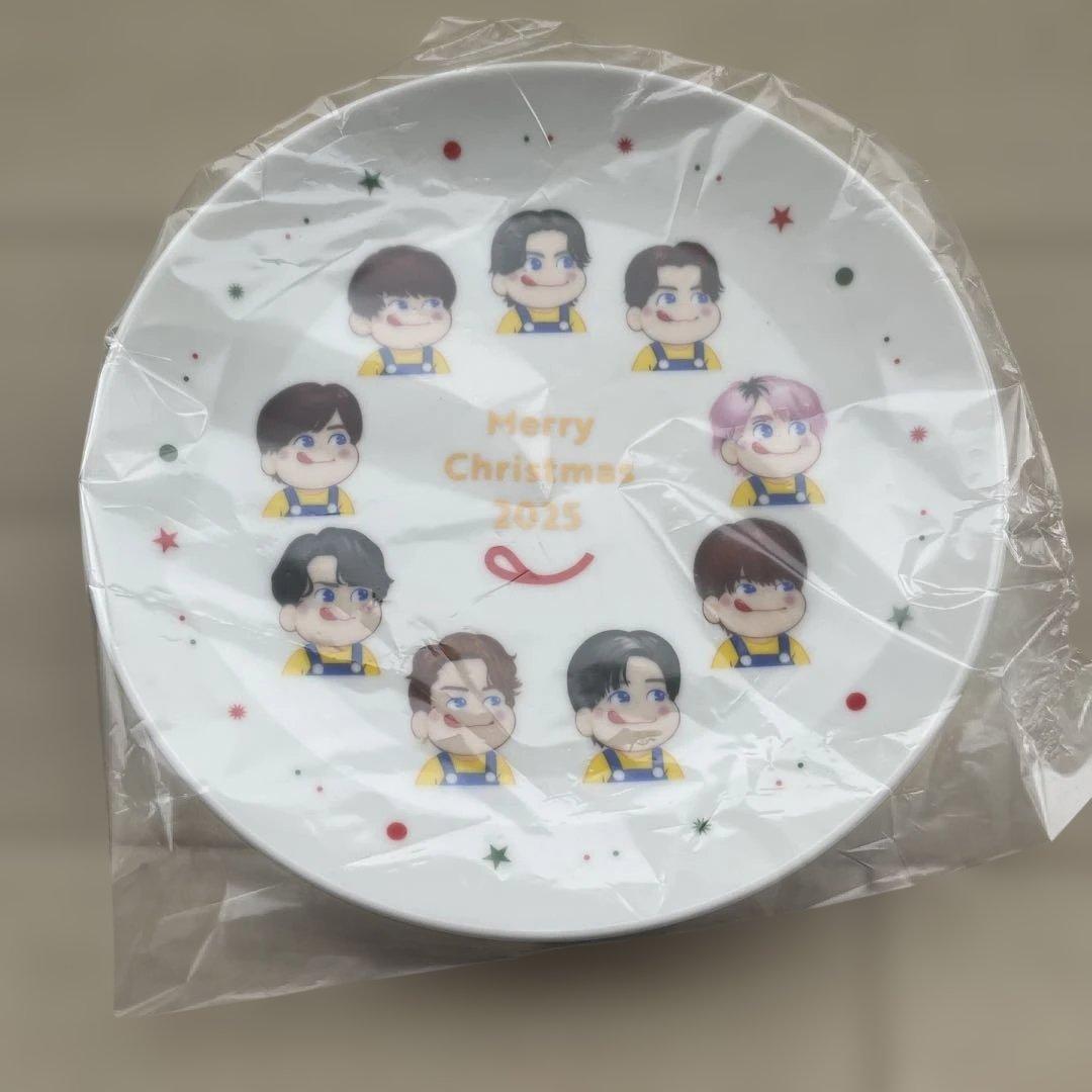 不二家 SnowMan ケーキ 皿 オリジナル クリスマス プレート 2025