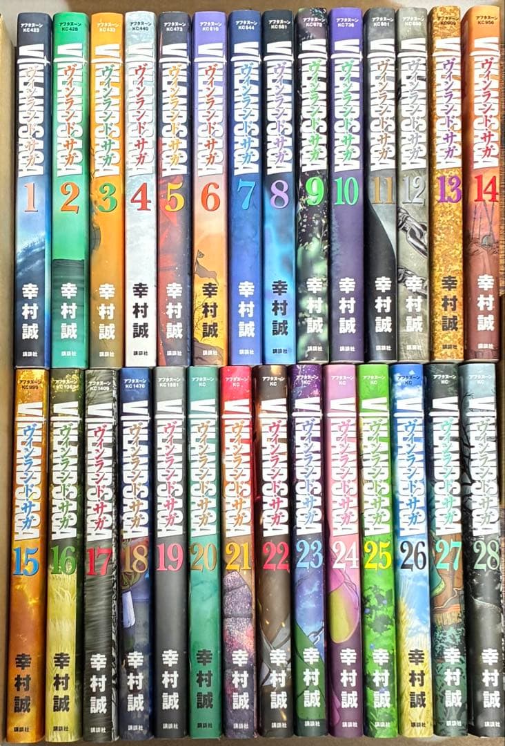 送料無料 ヴィンランドサガ 全巻セット 1-28巻 幸村誠 全巻セット】ヴィンランド・サガ 1-29巻(完結)/幸村誠 - メルカリ