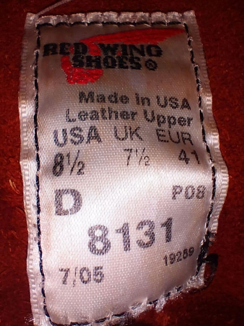 Red Wing レッドウィング アイリッシュセッター 8131 26.5cm