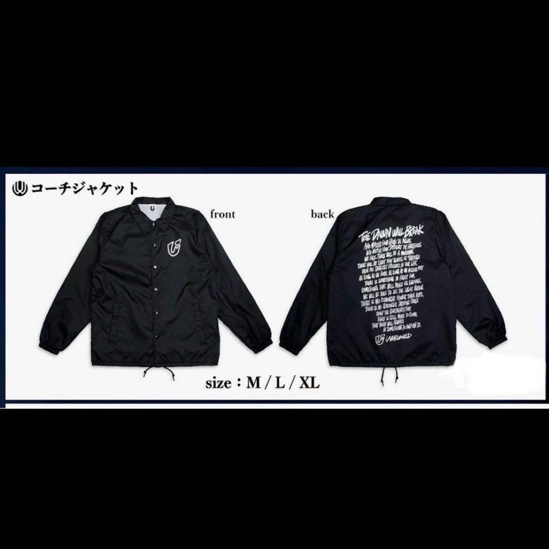 未使用】 UVERworld コーチジャケット L ブラック 2021 - メルカリ