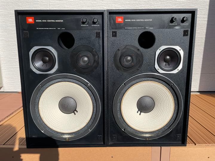 JBL 4312 A スピーカー　ペア JBL 4312 バイワイヤー対応カルダス端子 リコーン & チューニング