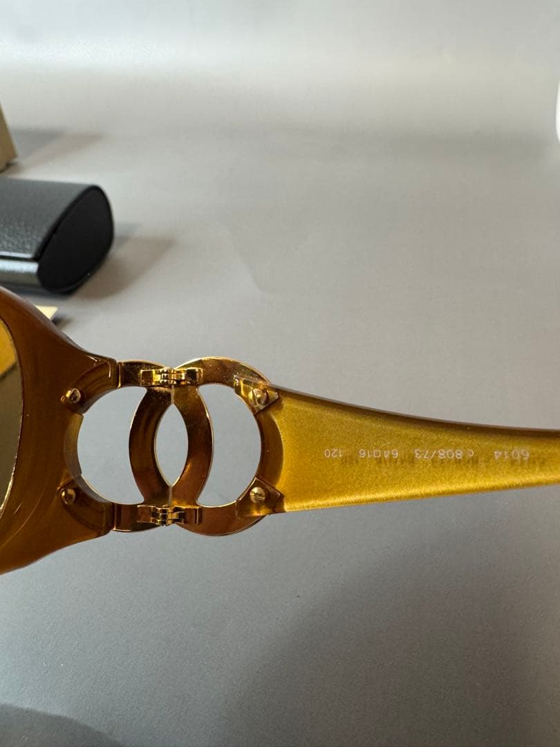 正規品】CHANEL サングラス ココマーク ゴールド金具 イタリア製