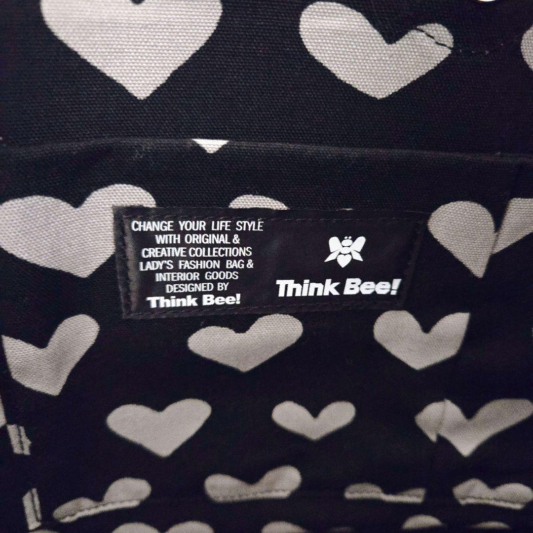 美品 Think Bee! ミッドナイトラブリー ラージショルダーバッグ 保存袋