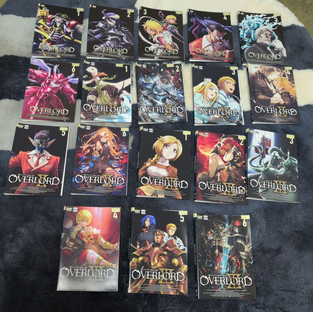 OVERLORD 1期+2期+3期全18巻 レンタル落ちDVD - メルカリ